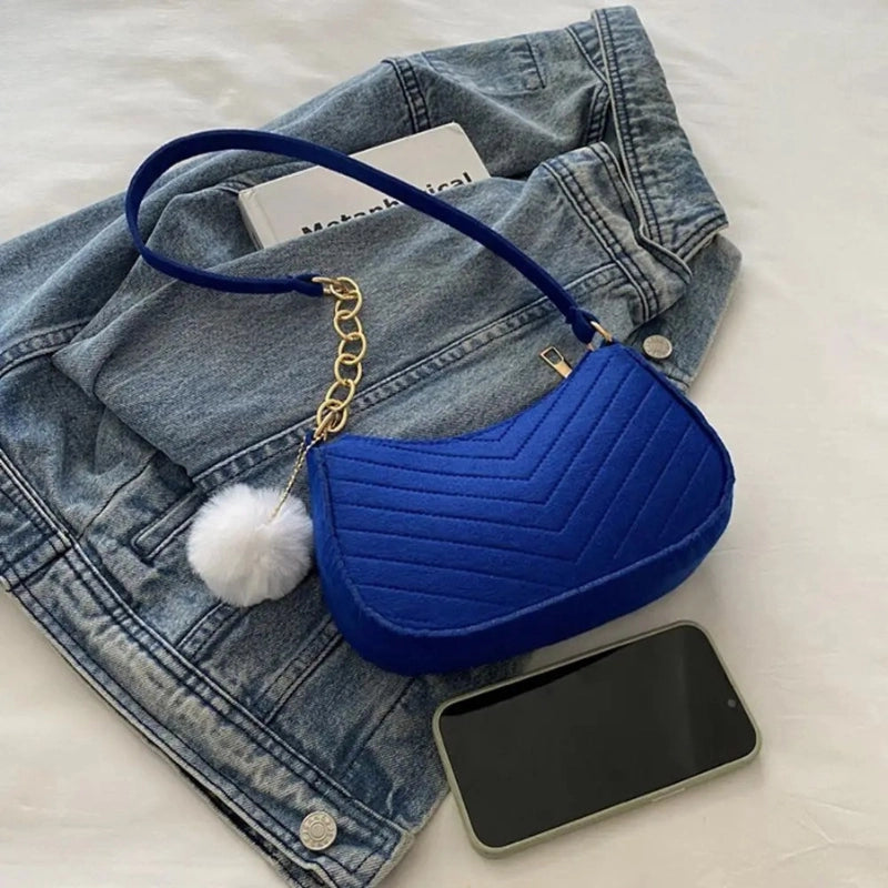 Mini Felt Saddle Bag