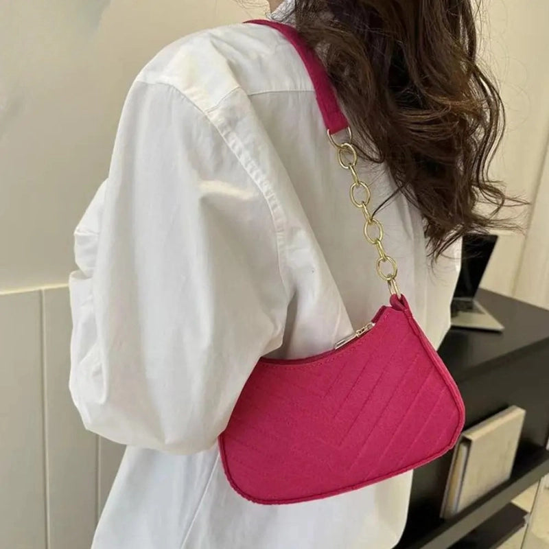 Mini Felt Saddle Bag
