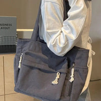 Corduroy Travel Shoulder Bag
