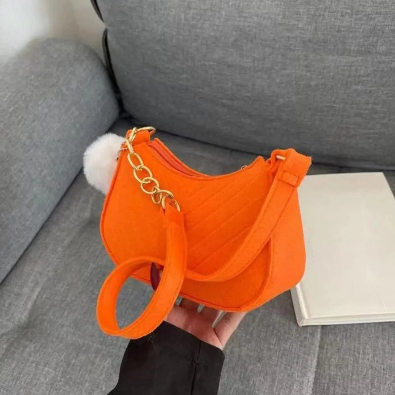 Mini Felt Saddle Bag