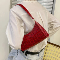 Croc Embossed Underarm Bag