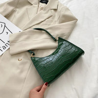 Croc Embossed Underarm Bag