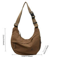 Korean Style Textured Hobo Bag