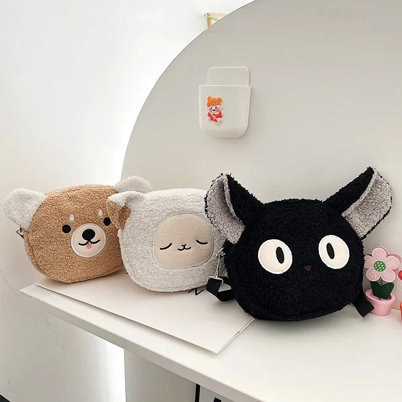 Kawaii Plush Phone Crossbody Bag