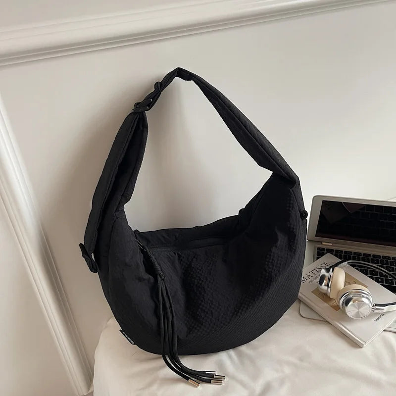 Premium Leather Slouchy Hobo Bag