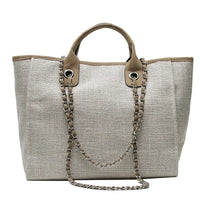Chain Strap Shoulder Tote Bag