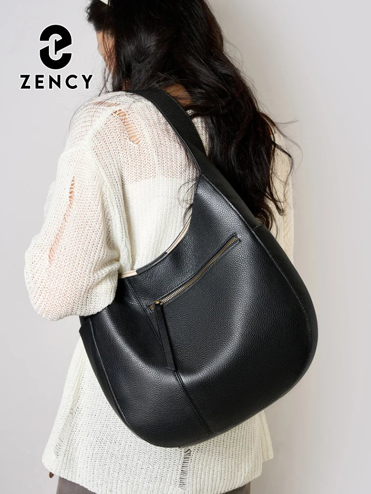 European Style Leather Hobo Tote