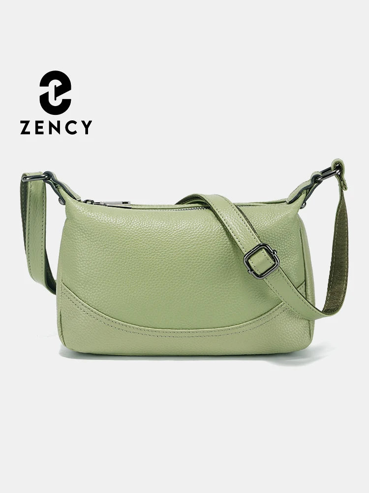 Soft Cowhide Double Zip Hobo