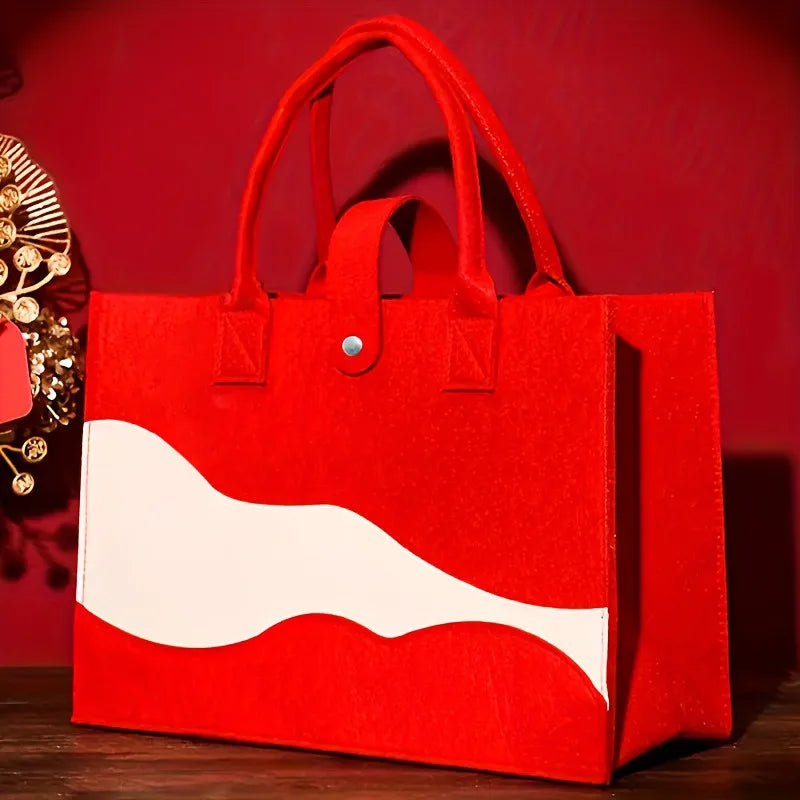 Striped Canvas Shopper Tote