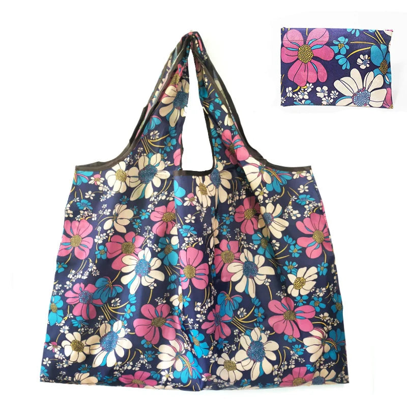 Foldable Reusable Travel Tote