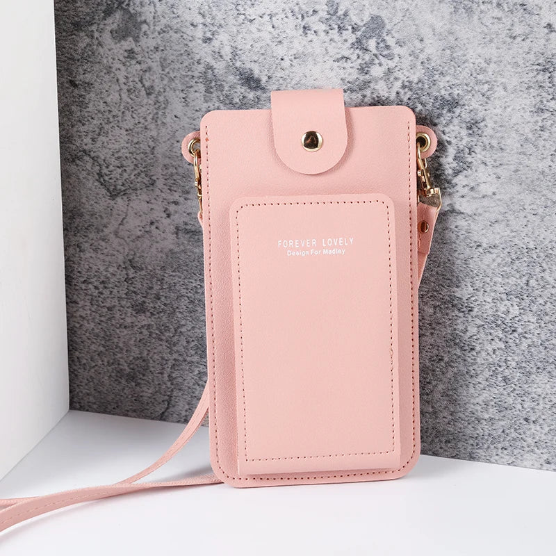 Compact Phone Wallet Crossbody Bag