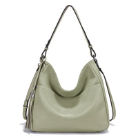 Elegant Tassel Soft Leather Hobo