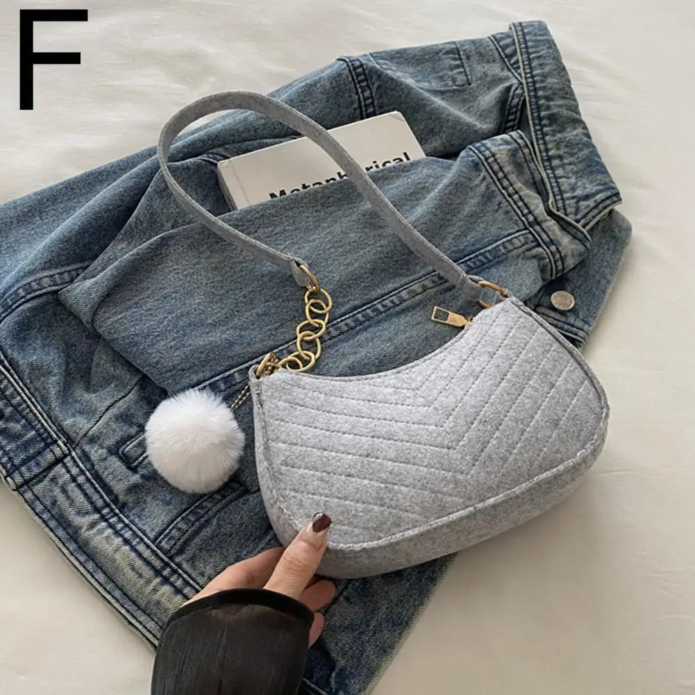 Mini Felt Saddle Bag