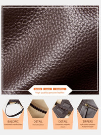 European Style Leather Hobo Tote