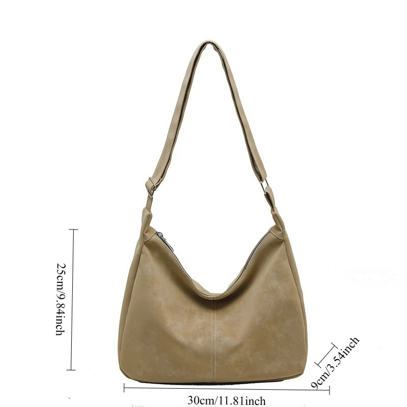 Casual Retro Hobo Shoulder Bag