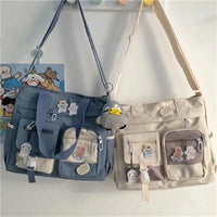 Waterproof Canvas Shoulder Tote