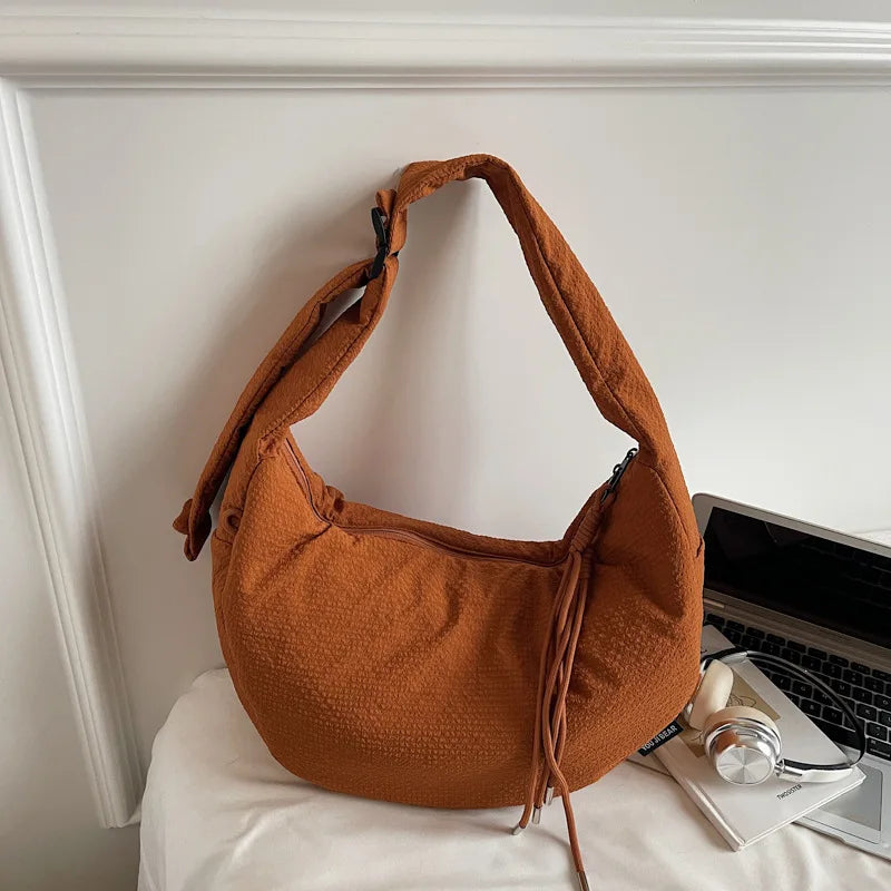Premium Leather Slouchy Hobo Bag