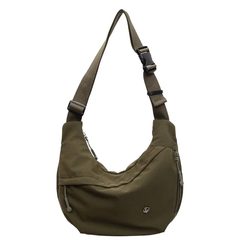 Korean Style Textured Hobo Bag