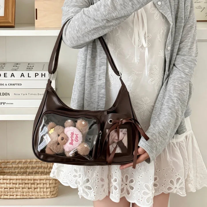 Y2K Clear Ita Crossbody Bag