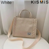 Corduroy Square Crossbody Bag