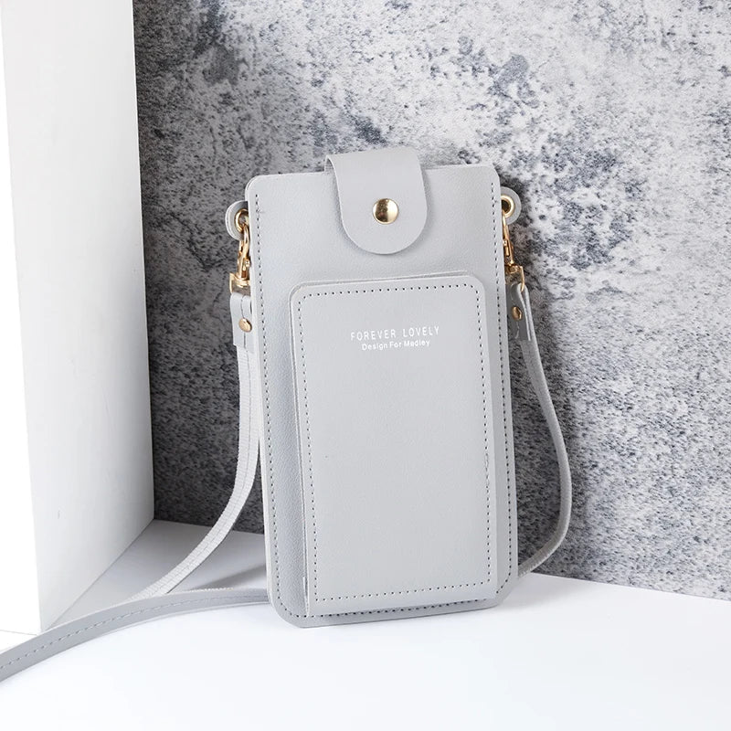 Compact Phone Wallet Crossbody Bag