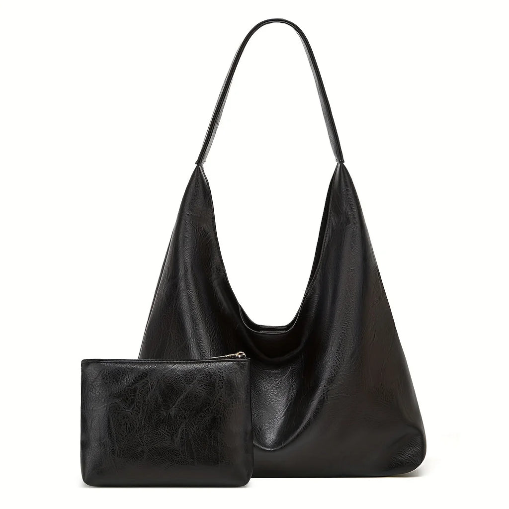 Minimalist Retro Shoulder Tote