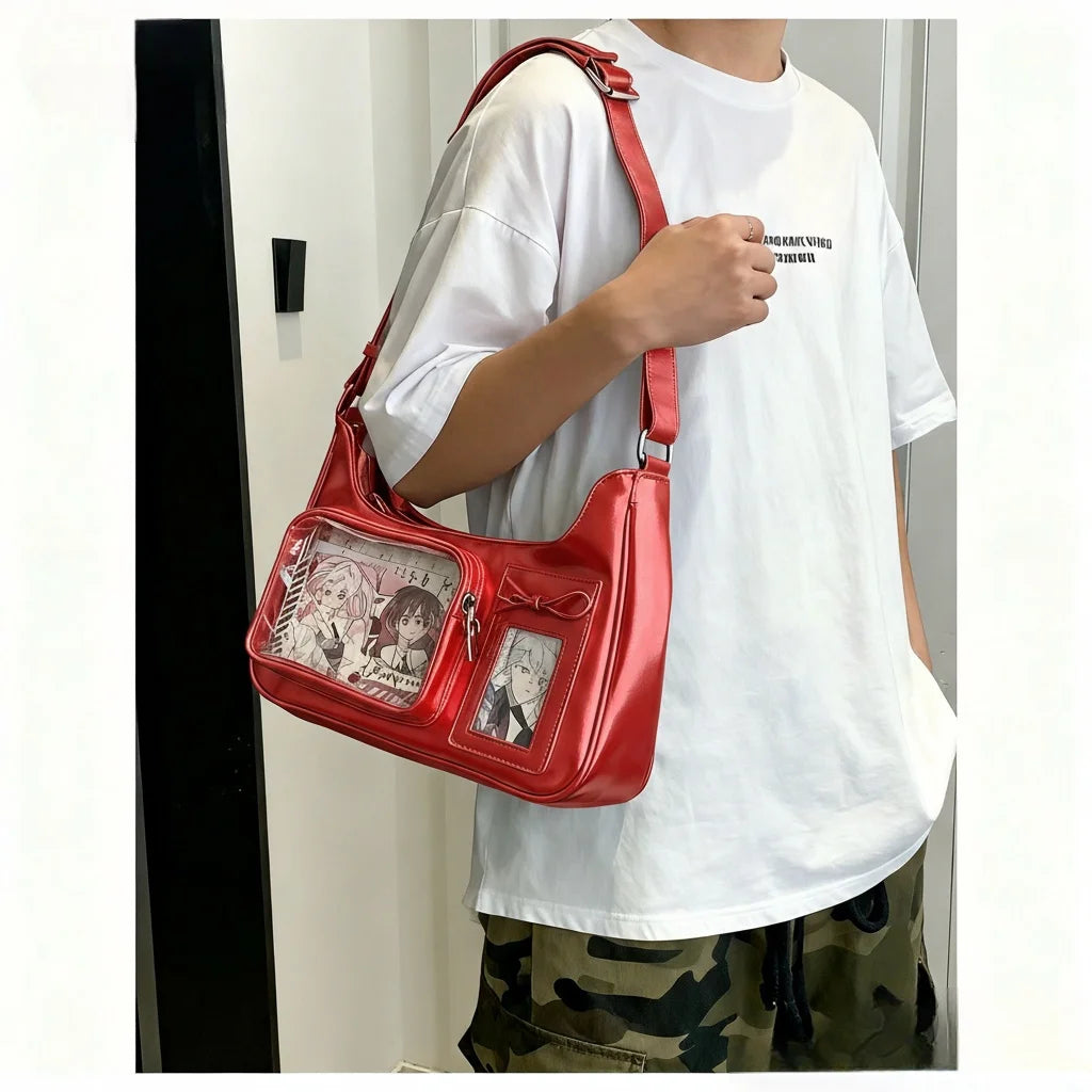 Preppy Clear Ita School Bag