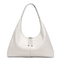 Large Genuine Leather Hobo Tote
