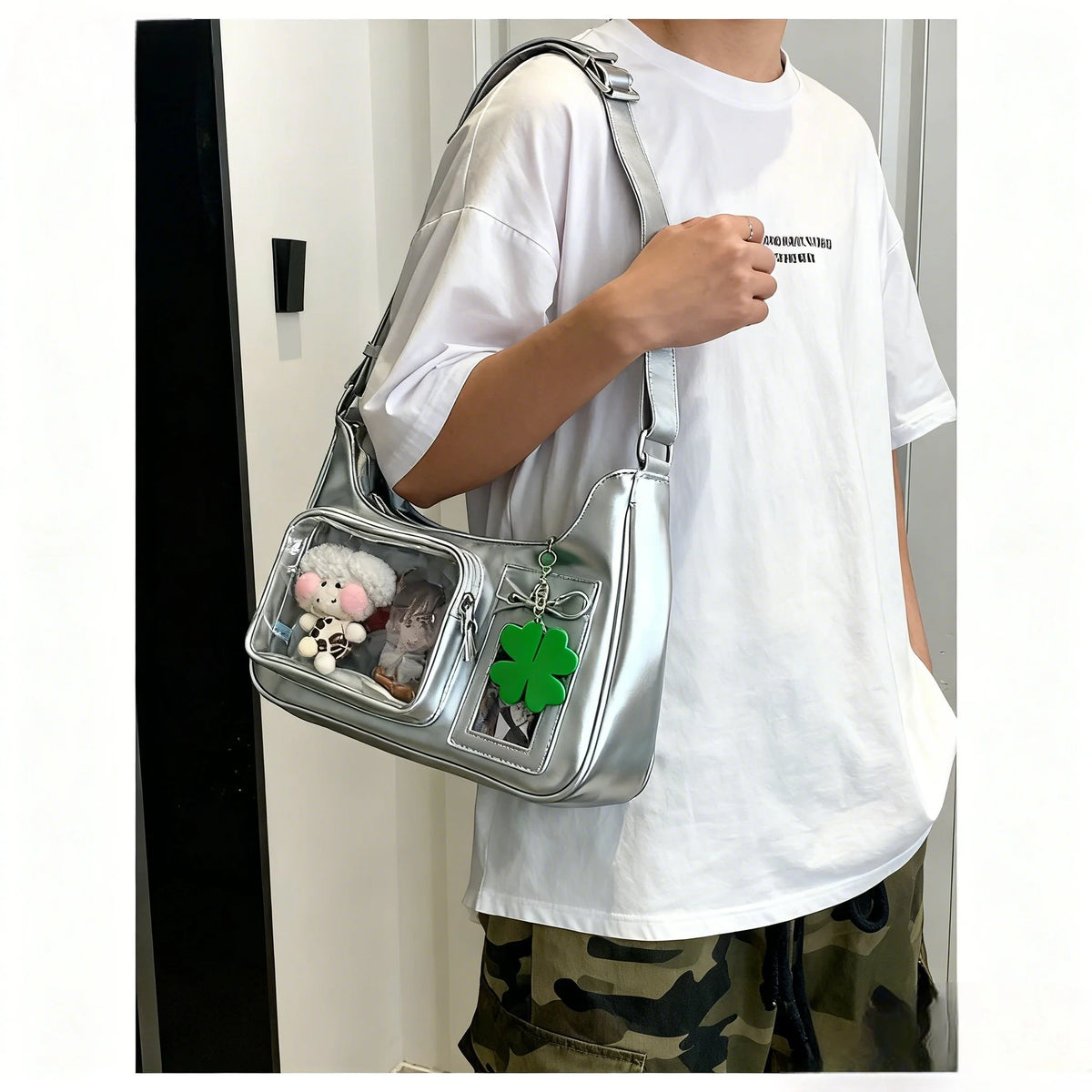 Preppy Clear Ita School Bag