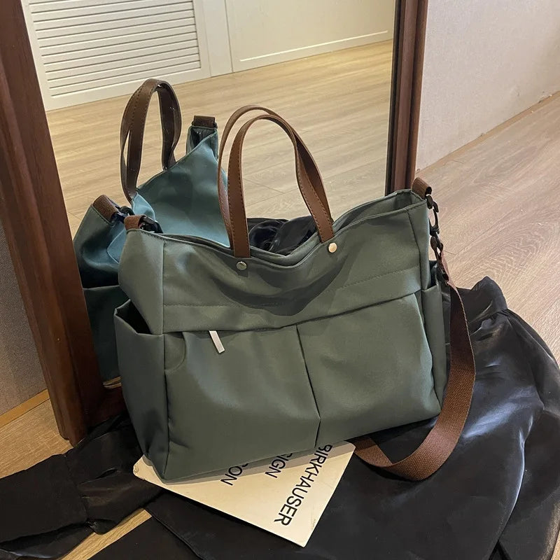 Elegant Nylon Commuter Bag