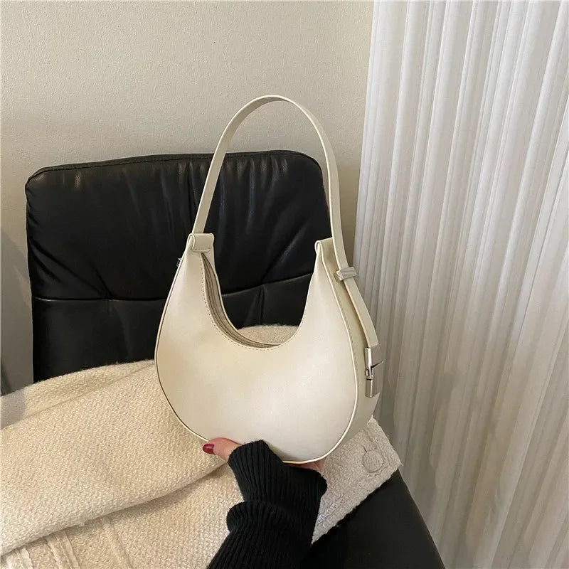Mini Vegan Leather Hobo Clutch
