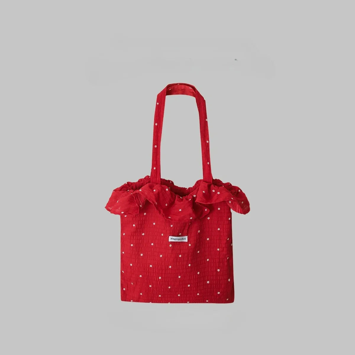 Chiffon Mesh Layered Tote Bag