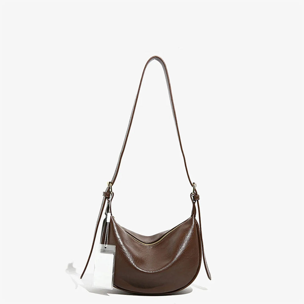 Vintage Croissant Shoulder Bag