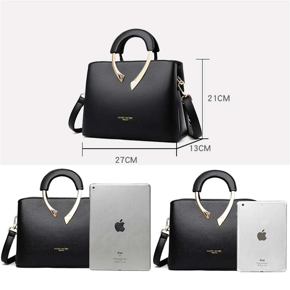 Premium Genuine Leather Tote Bag