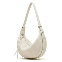 Half Moon Leather Hobo Bag