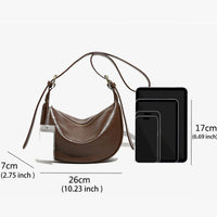 Vintage Croissant Shoulder Bag