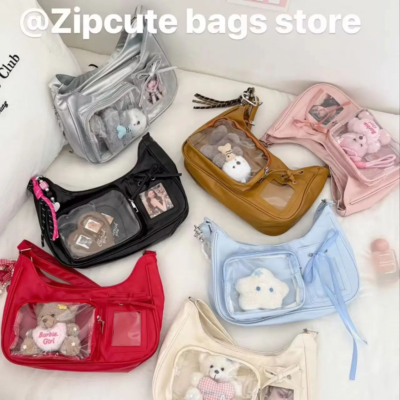 Y2K Clear Ita Crossbody Bag