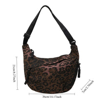 Leopard Print Hobo Bag