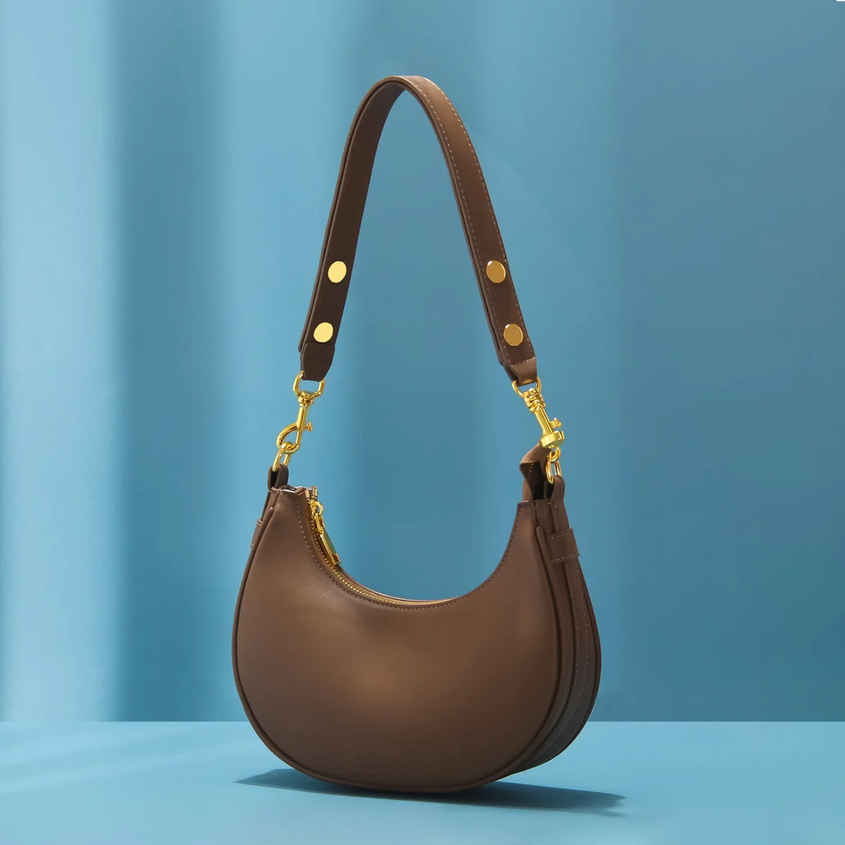 Soft Half Moon Underarm Bag