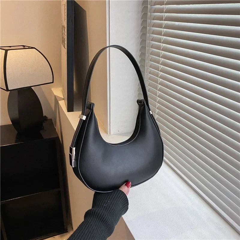 Mini Vegan Leather Hobo Clutch