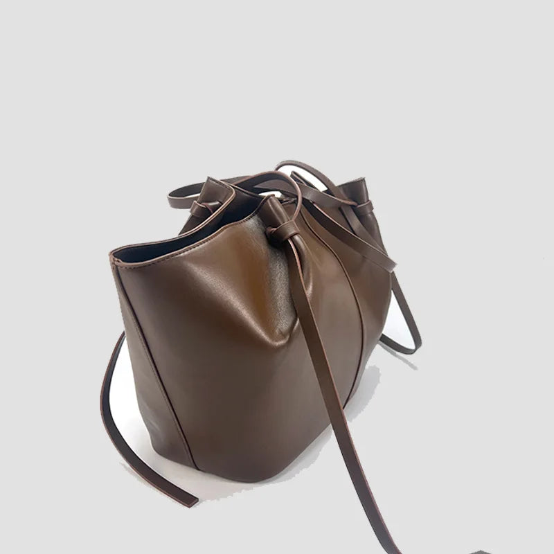Trapeze Lock Tote Handbag