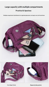 Waterproof Oxford Crossbody Bag