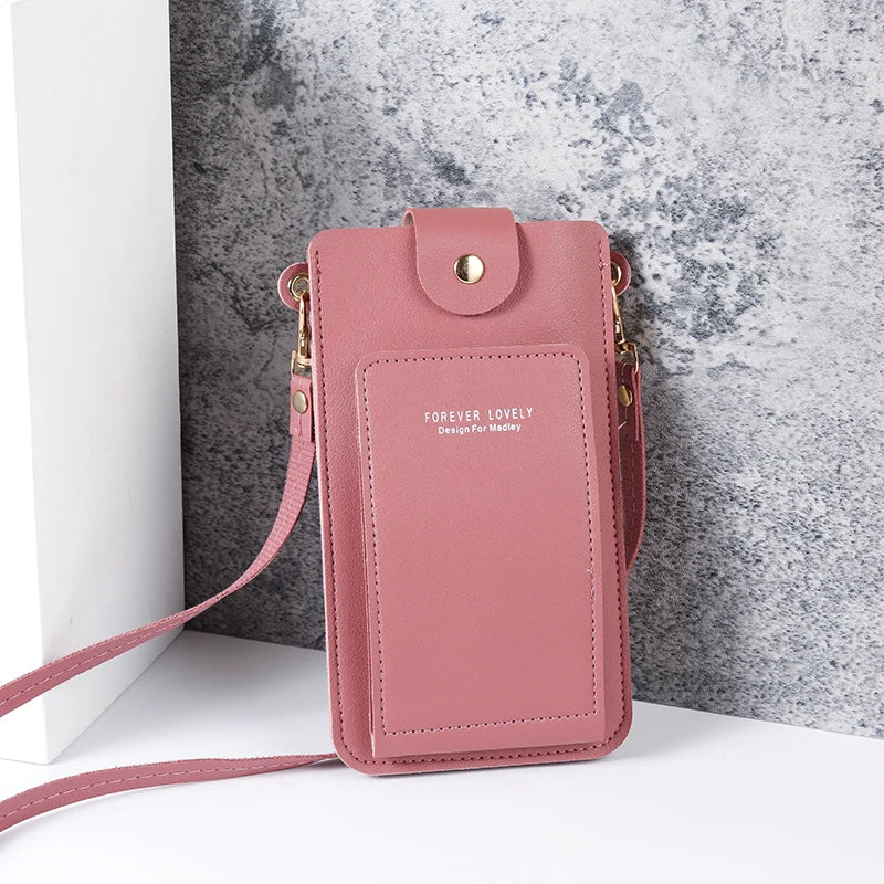 Compact Phone Wallet Crossbody Bag