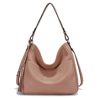 Elegant Tassel Soft Leather Hobo