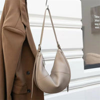 Soft Cowhide Leather Shoulder Bag