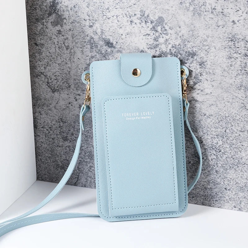 Compact Phone Wallet Crossbody Bag
