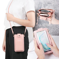 Compact Phone Wallet Crossbody Bag