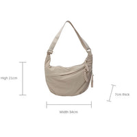 Canvas Dumpling Hobo Bag