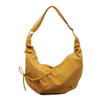 Crinkled Nylon Hobo Bag