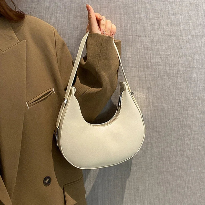 Mini Vegan Leather Hobo Clutch